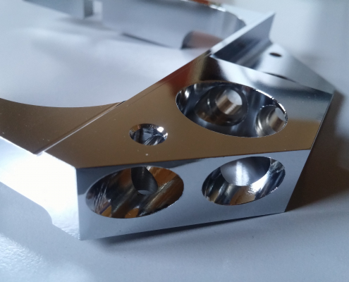 prototipi CNC alluminio cromato